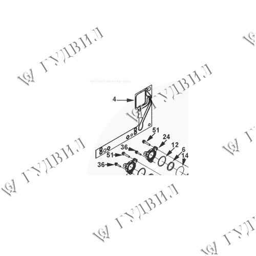 ПРОКЛАДКА КОРПУСА - 4965689JQ