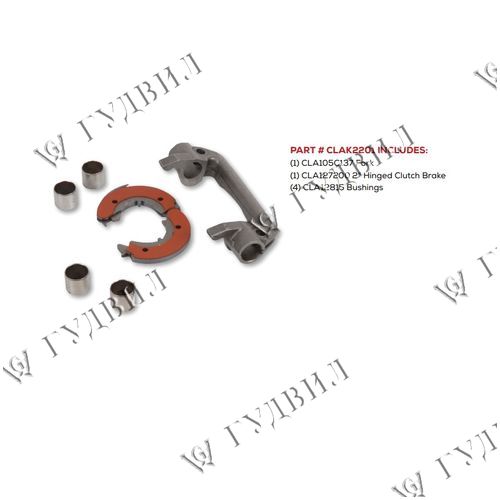 УСТАНОВОЧНЫЙ КОМПЛЕКТ СЦЕПЛЕНИЯ РАЗБОРНЫЙ ТОРМОЗ - 1000-CLAK2201