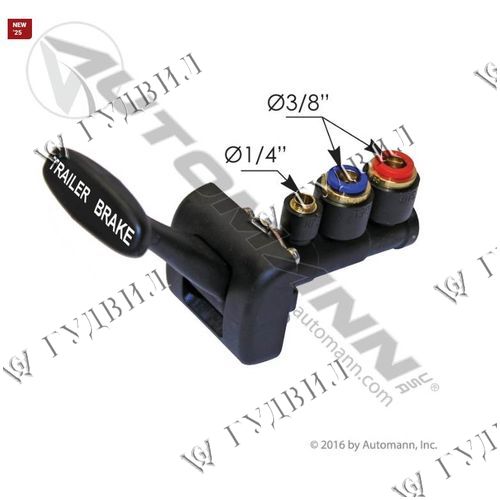 КРАН РУЧНОГО ТОРМОЗА "ПАРАШЮТ" НА ТОРПЕДУ  - 170.265031