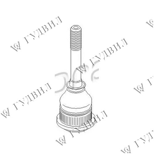 САЙЛЕНТБЛОК РЕАКТИВНОЙ ТЯГИ (54IN TUFTRAC) - 500.106