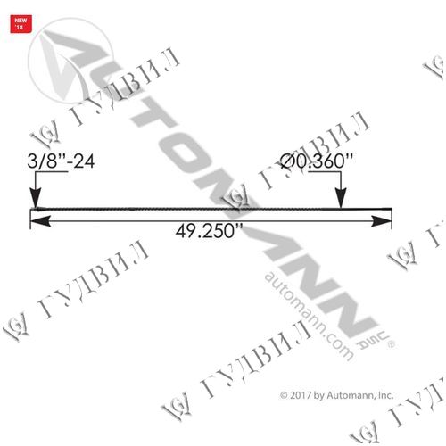АНТЕННА 1220мм (48")  - 577.CB1004