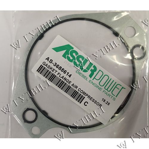 ПРОКЛАДКА ВОЗДУШНОГО КОМПРЕССОРА CUM ISC,ISL  - AS-3685614