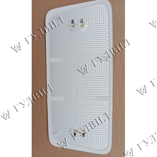 Стекло зеркала основного, с подогревом Volvo FMX, MAN TGA,TGL,TGM,L2000 (6/2005-) 188x412mm - ZL02-51-032H-24