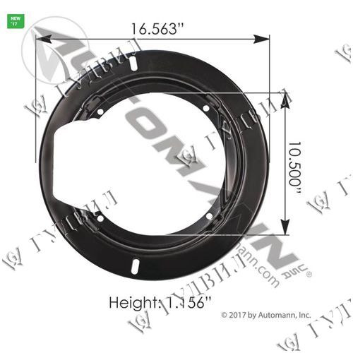 ПЫЛЬНИК ПЕРЕДНИЙ 15"X4" ROCKWELL  - 156.1009
