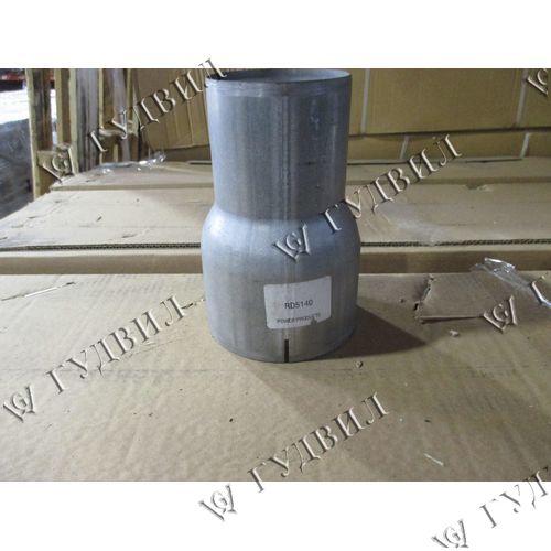 ПЕРЕХОДНИК ТРУБЫ ГЛУШИТЕЛЯ С ФЛАНЦЕМ ПРЯМОЙ L=152мм ID/ID 5"-4" (128mm/102mm) O-TECH - P206317