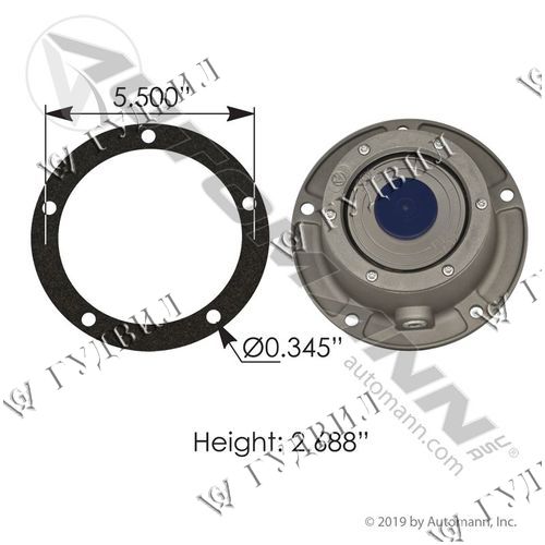 КРЫШКА ПЕРЕДНЕЙ СТУПИЦЫ VOLVO VNL 5 ОТВЕРСТИЙ FLEETSTAR - FG10624